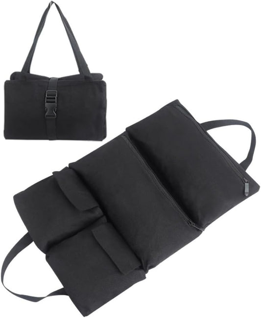 Sac à Outils En Toile Avec Cinq Poches Zippées Pour Tournevis Et Douilles, Organiseur De Rangement Robuste Pour Mécanicien, Bleu, 490 X 335 Mm (bleu)
