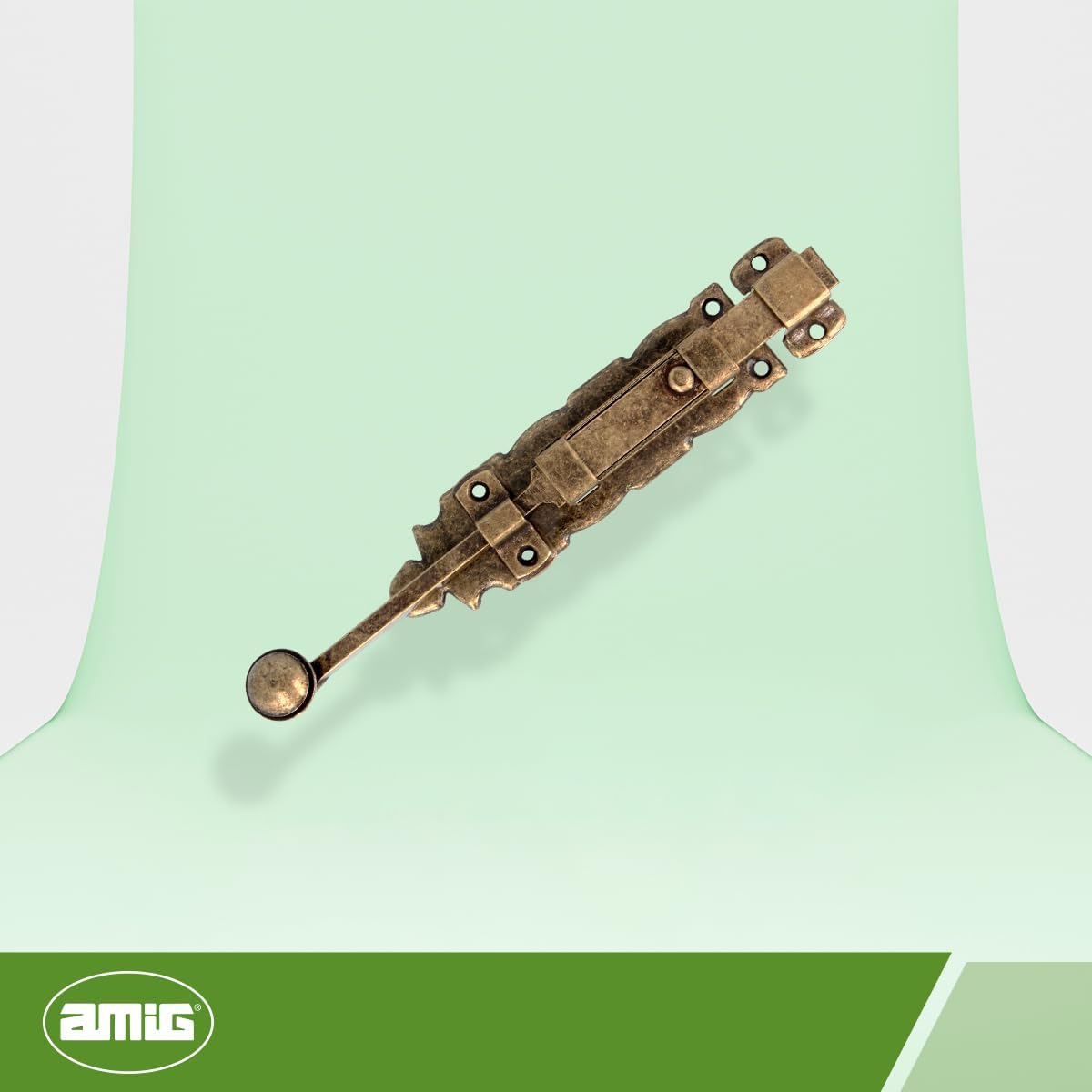 Amig - Loquet De Fenêtre - Modèle 411 - Acier Avec Tige En Zamak - 200 Mm - Largeur : 35 Mm - Idéal Pour Les Fenêtres