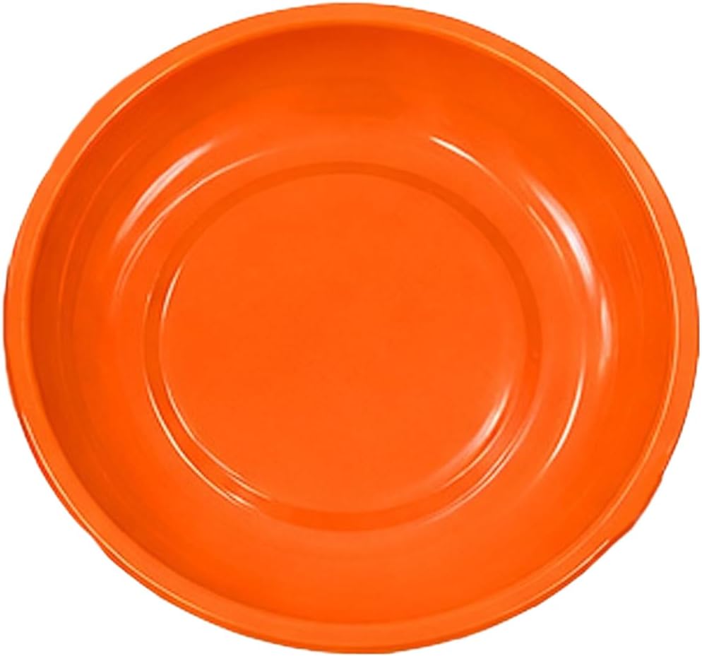 Plateau De Rangement Rond Jaune Pour Composants électroniques Avec Bords Polis En Plastique ABS Pour L'organisation Du Garage Solution Compacte De 15,2 Cm De Diamètre Pour Vis (lot De 3)