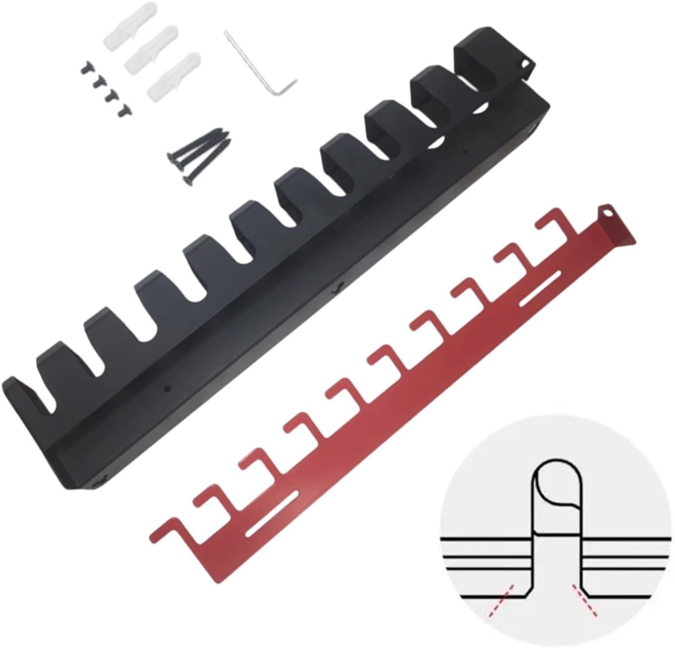 Support Mural Pour Poignée D'étau, Pour Rangement De Pinces Dans Atelier, Abri De Jardin, Garage, Porte-outils En Fer, Avec Design Antivol Verrouillable