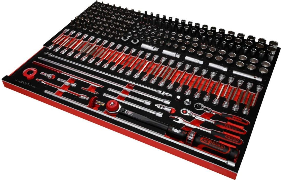 KS TOOLS Jeu De Douilles 3/8'' En Mousse, 221 Pces 821.0221