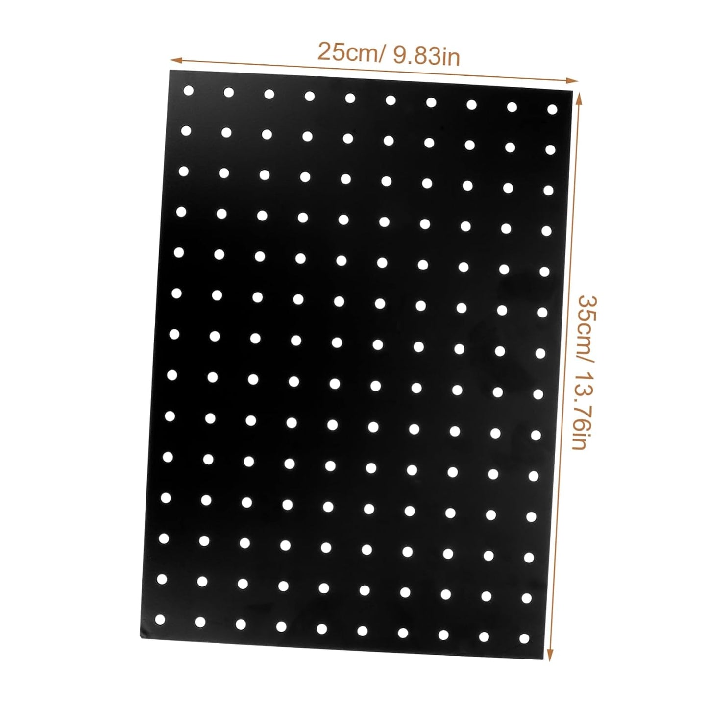Gatuida Perforated Metal Wall Sign Garage Tool Organizer Heavy Duty Multi-Hole Easy To Install Wall Space