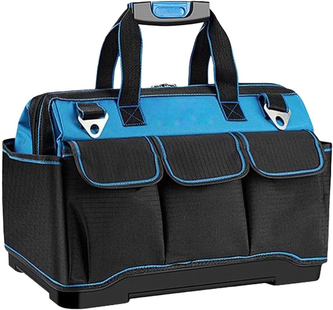 GENERIC Sacs à Outils Pour Homme, Oxford Très Résistant Et étanche Multi-poches | Sac à Outils De Mécanicien Portable | Pour Père, Papa, Charpentier, Travail En Plein Air, Construction, Réparation De Voiture