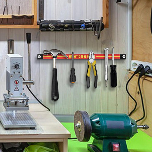 Barre à Outils Magnétique, Organisateur D'outils Magnétique | Porte-outils Mural De Grande Capacité | Barre à Outils En Métal Pour Atelier, Maison, Organisateur D'outils Peu Encombrant Pour De