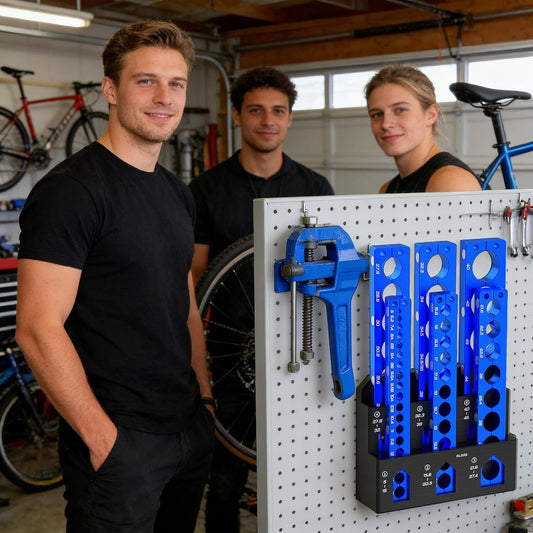 Générique Rack De Rangement Mural à Pinces - Support Mural 6 Emplacements Pour Vélo Et établi | Support à Pinces à Faible Encombrement,pour Garage Atelier Abri Maison