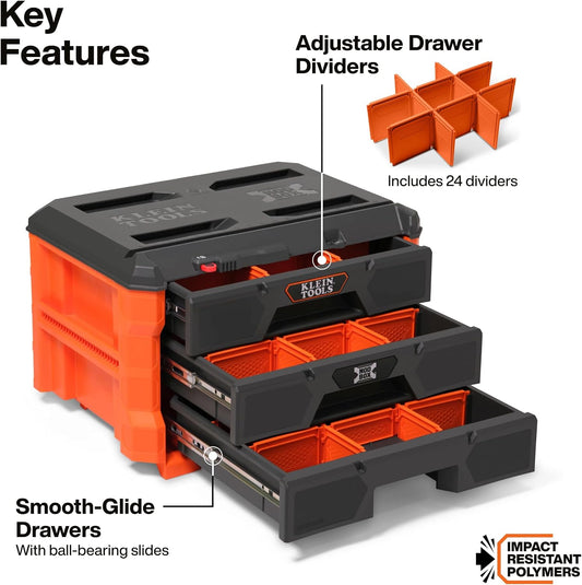 Klein Tools MODbox Boîte à Outils 3 Tiroirs