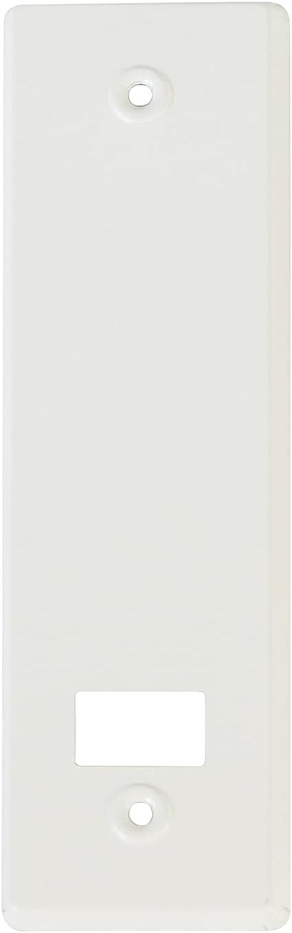 Amig - Trim Or Cover Made Of Aluminium Finished In White For Roller Blinds | Dimensions: 22 X 6.5 Cm | Distance Between Screws 17 Cm | Thickness 0.5 Mm