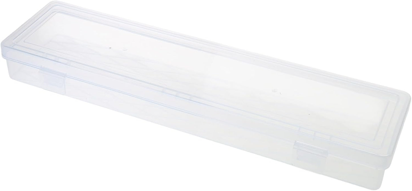  Boîte à Outils Transparente Rectangulaire De 35,6 Cm Pour Techniciens Et Amateurs, Boîte De Rangement D'outils Et D'accessoires