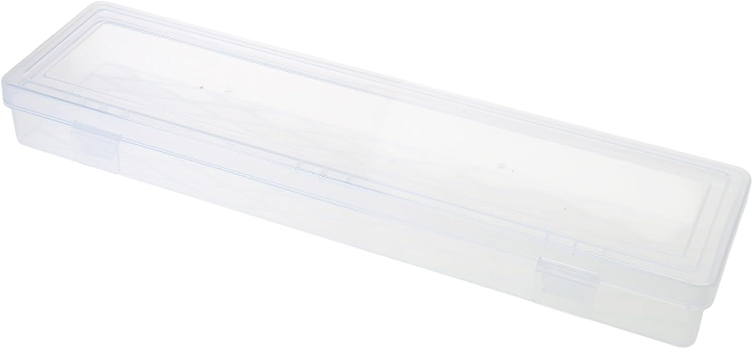  Boîte à Outils Transparente Rectangulaire De 35,6 Cm Pour Techniciens Et Amateurs, Boîte De Rangement D'outils Et D'accessoires