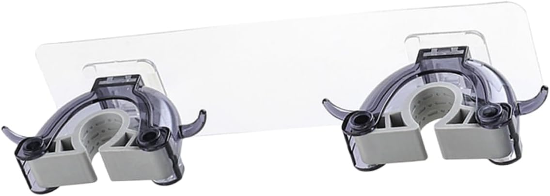  Angoily Lot De 2 Supports Muraux Sans Couture En Plastique Pour Balais Robustes Pour La Maison La Salle De Bain - Autocollant