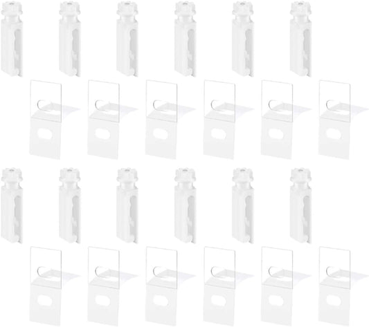  Artibetter 12 Pièces De Languettes Transparentes En PVC Pour Stores Verticaux, Kit De Réparation Facile Sans Perçage, Design Minimaliste Pour Volets Et Stores De Fenêtre