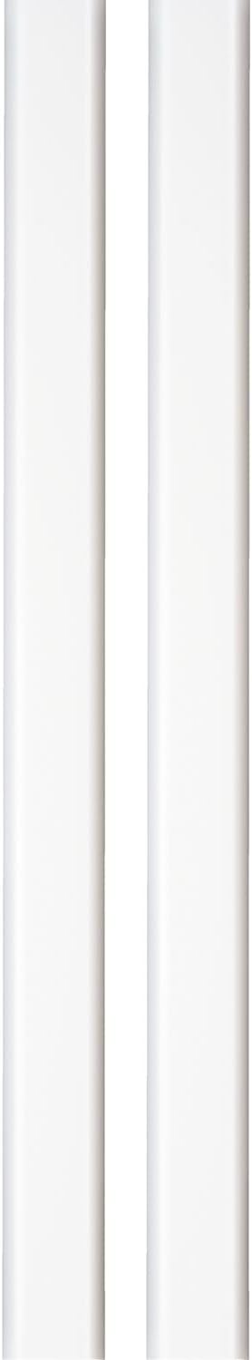  ABUS Set Of Anti-Burglar Bars For Windows FOS/FSA - Locking Bars For FOS550/A, FOS650/A And FSA3550 - 12024 - Length 75 Cm - Pack Of 2 - White