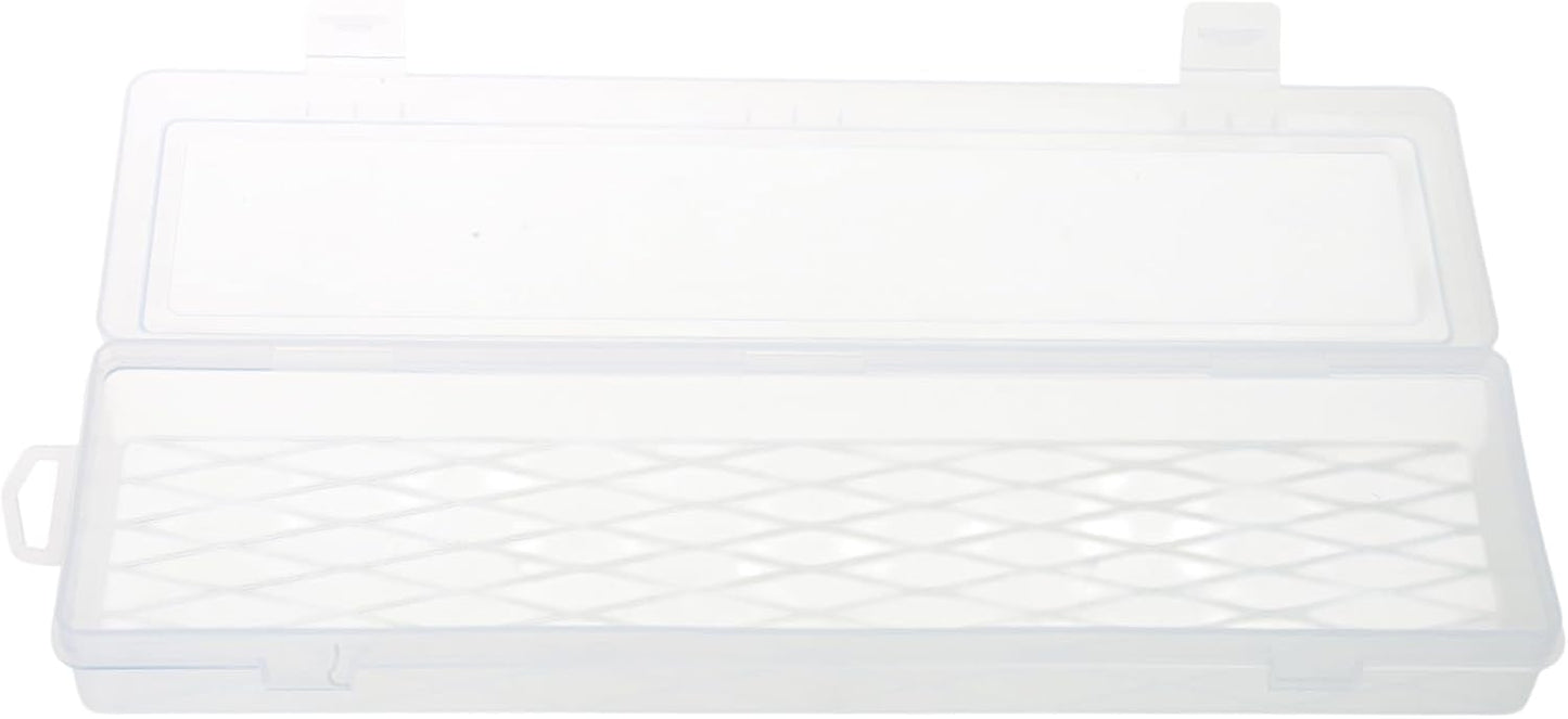  Boîte à Outils Transparente Rectangulaire De 35,6 Cm Pour Techniciens Et Amateurs, Boîte De Rangement D'outils Et D'accessoires