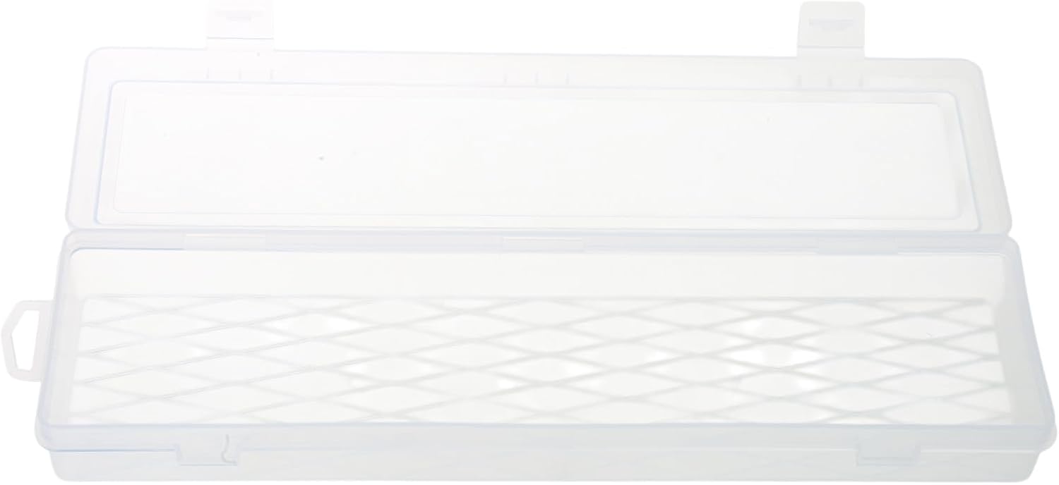  Boîte à Outils De 35,6 Cm Avec Couvercles Transparents Et Organiseurs De Pièces Spacieuses - Rectangulaire - Transparent - Long étui Pour La Maison Et L'atelier