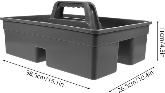  ULTECHNOVO Nettoyage En Polypropylène Résistant Poignée, Panier De Rangement Pour Produits D'Entretien Domestique Et Automobile