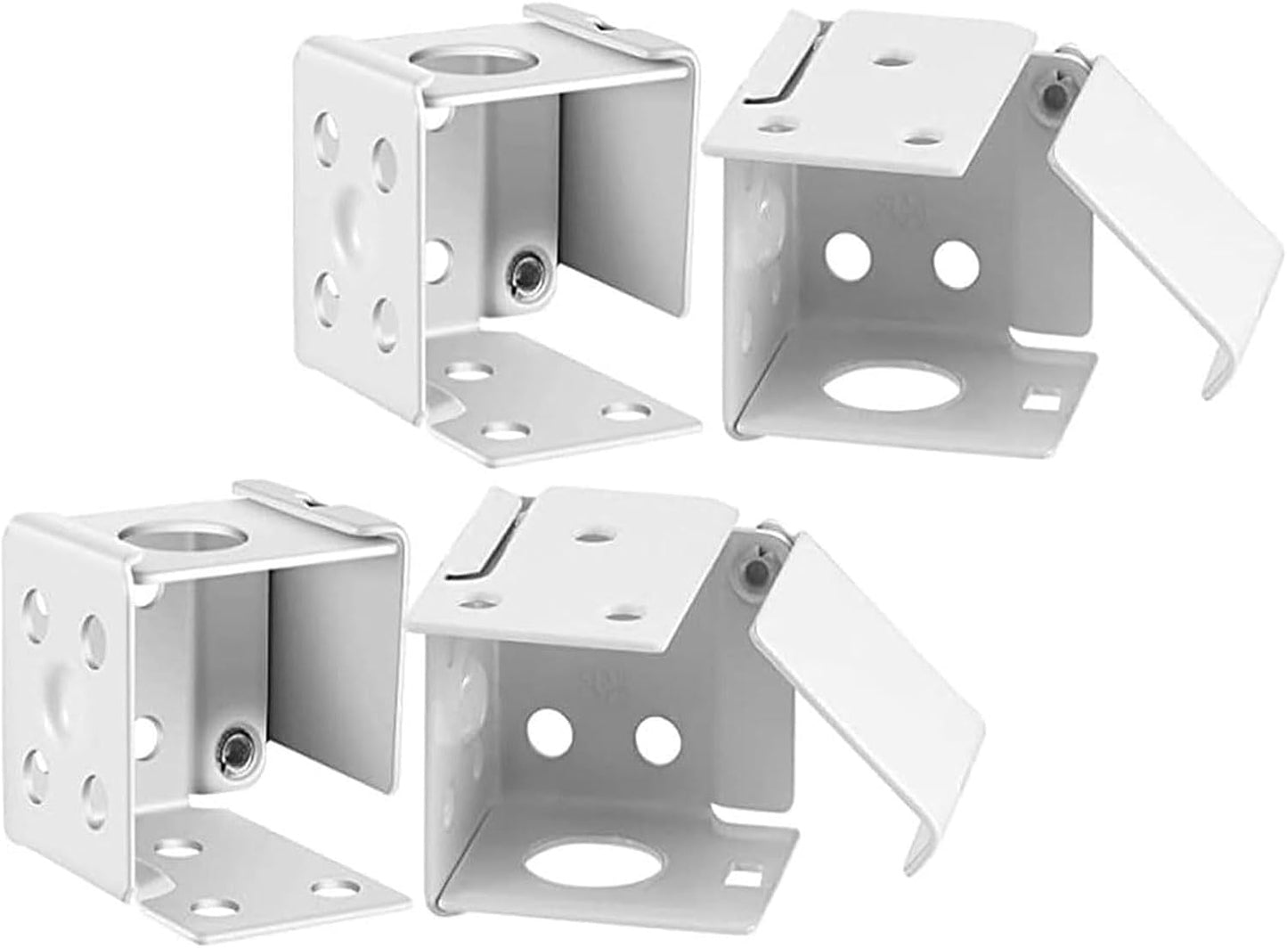  Supports De Quincaillerie Pour Stores Supports De Plafond Et Muraux Clip De Store De Fenêtre Résistant Intempéries Accessoires De Stores Clip De Fixation De Stores Universels