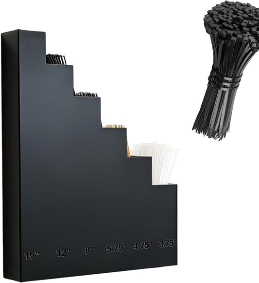  Support De Rangement Pour Colliers De Serrage,Stockage Mural De Garage - Porte-Attaches Mural Pour Outils - Pour La Gestion Et L'Organisation Du Rangement Maison Panneau Perforé Buanderie Cellier Abri
