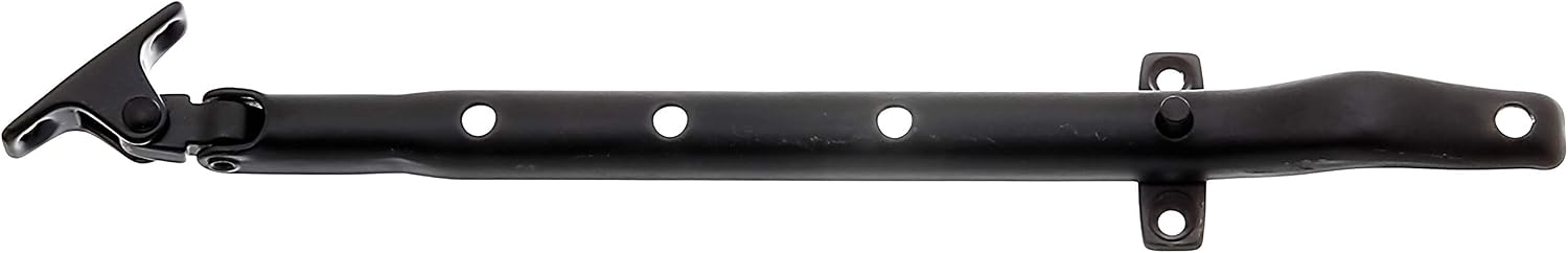  Alberts 210557 Shutter Stop | For Vasistas And Windows With Rotating Frame | Plasticised In Black | Total Length 285 Mm