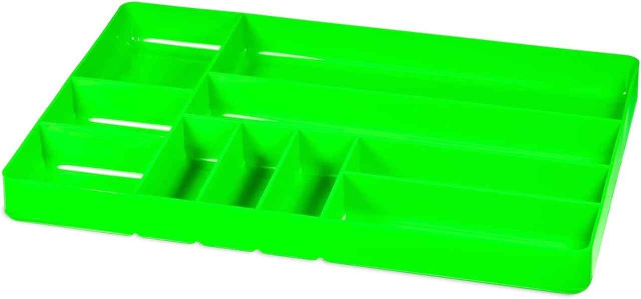  Ernst Manufacturing 5018 Plateau De Rangement Pour Maison Et Garage, 10 Compartiments, Vert