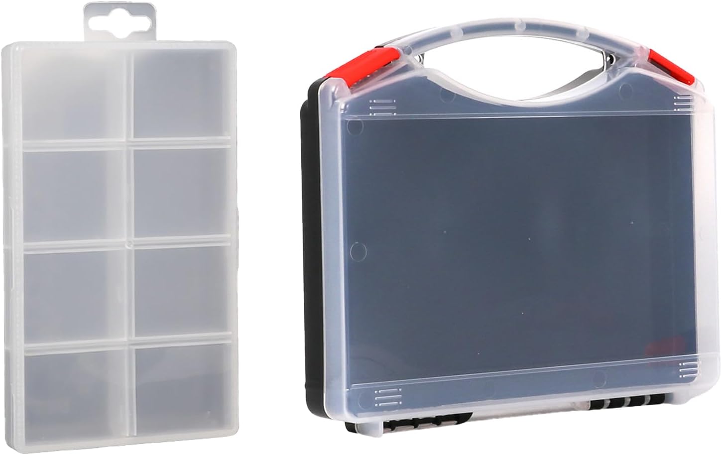  Boîte à Outils Transparente Multifonctionnelle Pour écrous, Boulons, Petite Boîte à Outils