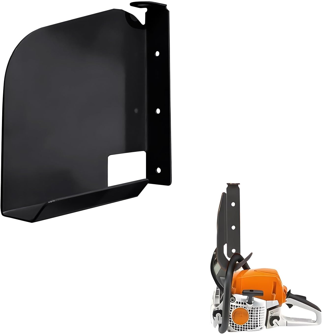  Support Mural Robuste Antirouille Pour Tronçonneuse Pour Un Rangement Sécurisé, Gain De Place Et Sécurité Dans Le Garage, Atelier, étagère Murale Efficace Pour Tronçonneuse Avec Utilisation En