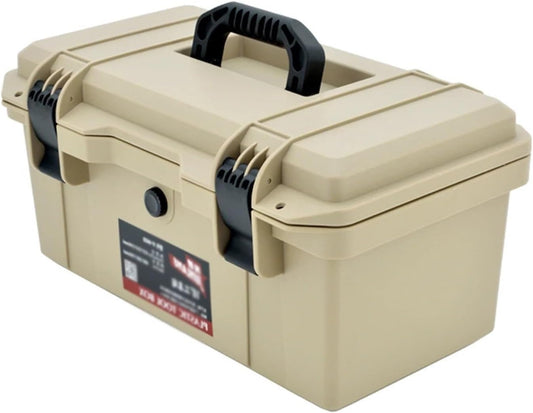  Caisses à Outils Boîte à Outils étanche, Boîte De Rangement Multifonctionnelle Domestique, Ensemble épais Grande Qualité(A,16inch)