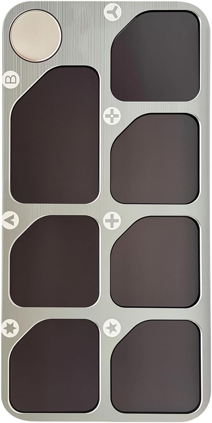  Plateau De Réparation Avec 7 Sections Pour Un Rangement Sécurisé Des Vis électroniques Et Des Outils - Plateau De Rangement Portable Pour Téléphone