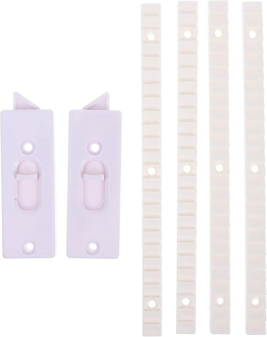  Gatuida Lot De Verrous De Fenêtre Coulissants Ressort, Accessoires De Quincaillerie, Fermeture Sécurisée Verticale, Lève-fenêtre Pliant Gain De Place, 6 Pièces, Usage Domestique Et Professionnel