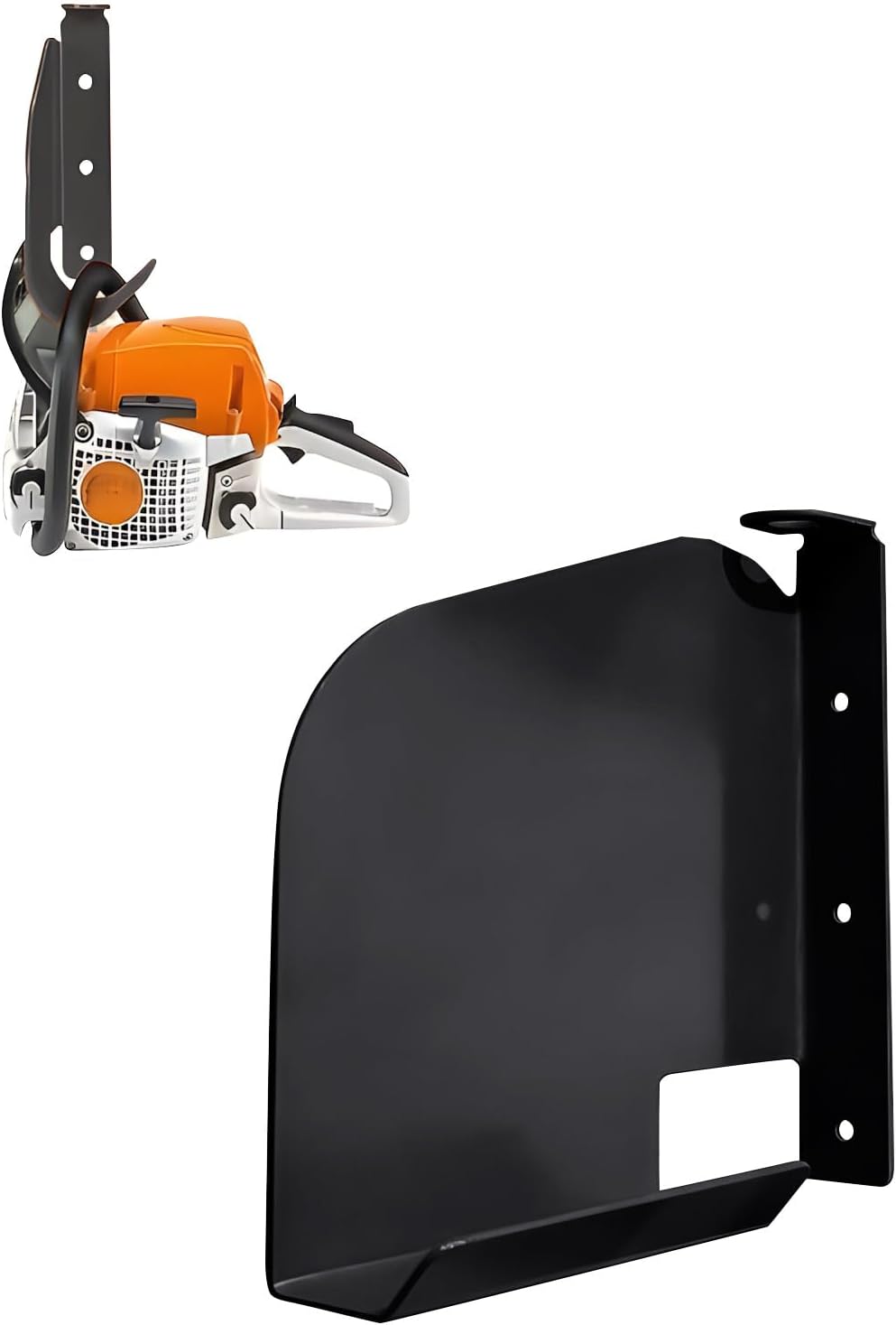  Support Mural Robuste Antirouille Pour Tronçonneuse Pour Un Rangement Sécurisé, Gain De Place Et Sécurité Dans Le Garage, Atelier, étagère Murale Efficace Pour Tronçonneuse Avec Utilisation En