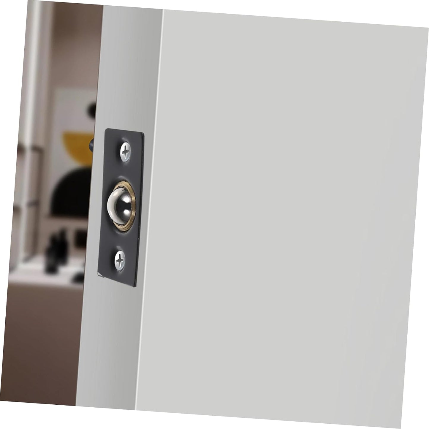  Jojofuny 4 Pack Adjustable Ball Latches With Plate For Closet Door Ball Latch For Cabinet Door Hardware Door Hardware With Strike
