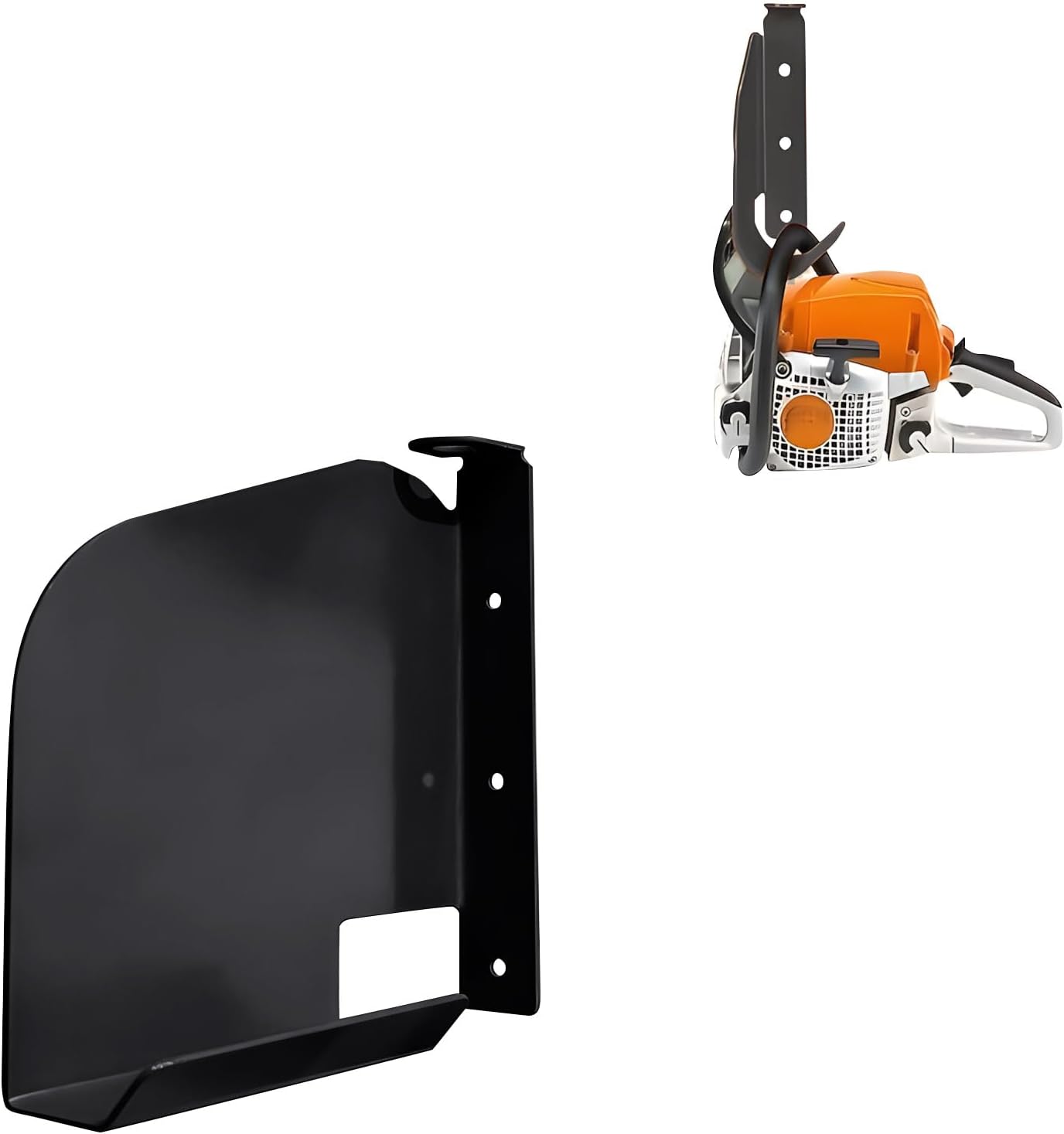  Support Mural Robuste Antirouille Pour Tronçonneuse Pour Un Rangement Sécurisé, Gain De Place Et Sécurité Dans Le Garage, Atelier, étagère Murale Efficace Pour Tronçonneuse Avec Utilisation En
