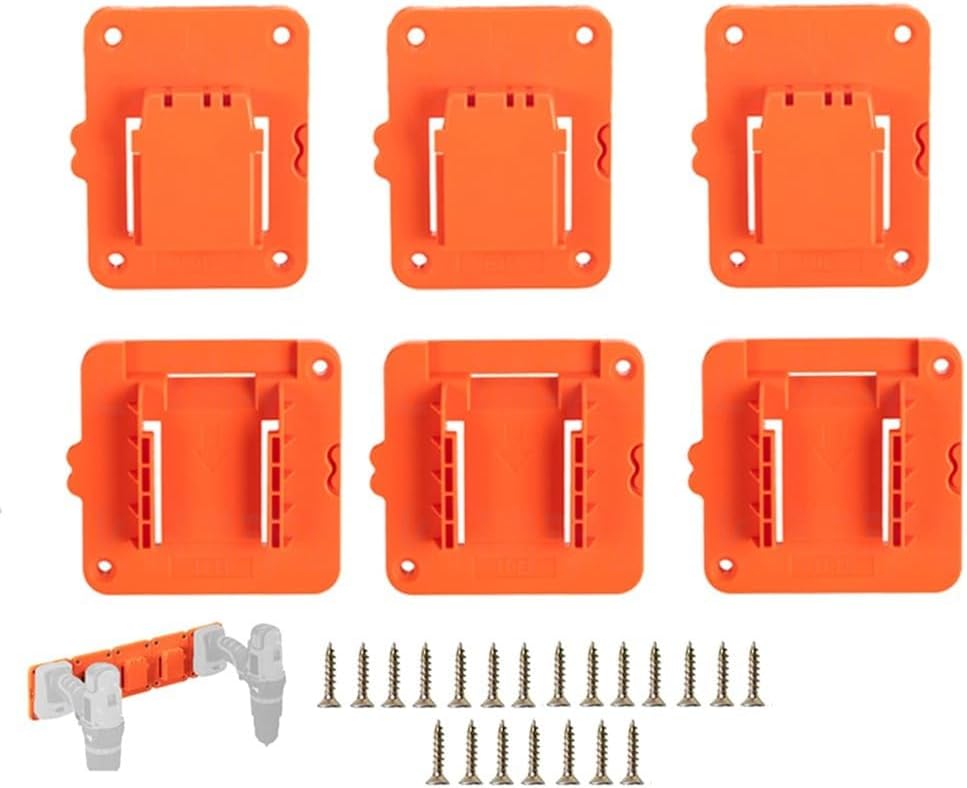  Lot De 5 Porte-outils Muraux Pour Perceuses Et Batteries 20 V Pour Outils électriques Sans Fil, Utilisation Durable