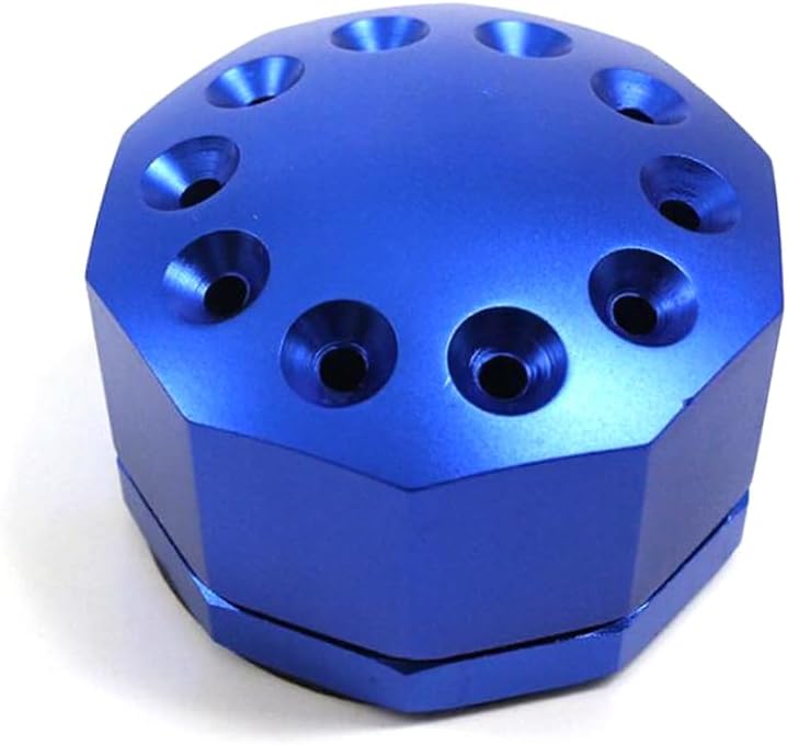  Support De Tournevis En Alliage D'aluminium Avec Base Rotative à 360 Degrés Pour Un Rangement Organisé En Atelier Et Stabilité Antidérapante Ou Options Rouges Pour Outils De Garage (bleu)