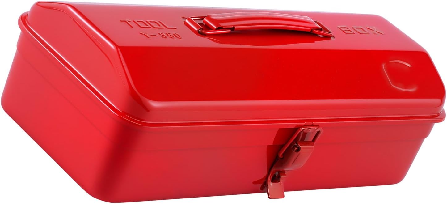  Boîte à Outils En Fer Avec Revêtement Résistant à La Rouille, Poignée Ergonomique Et Design Multi-compartiments Pour Techniciens Professionnels De Chantier