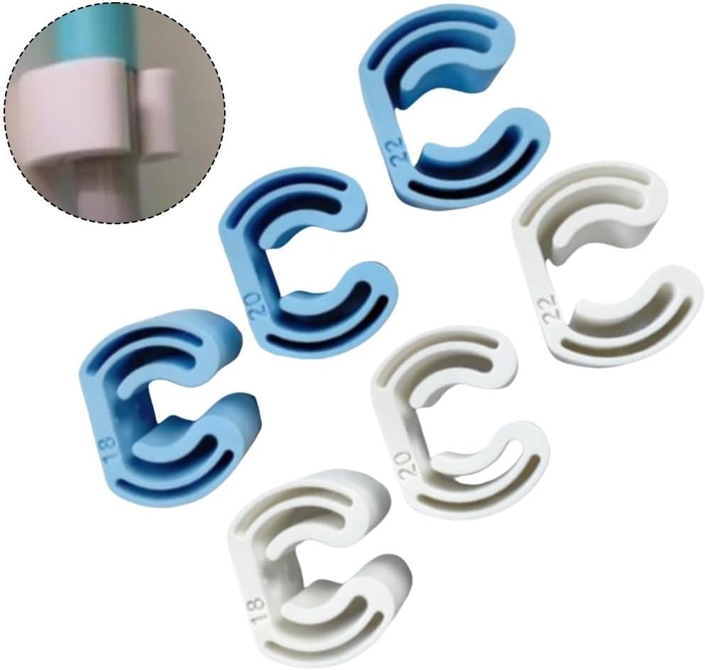  Lot De 3 Supports Muraux Pour Balai Et Serpillère - Gain De Place - Organiseur De Rangement Pour Cuisine, Salle De Bain, Garage, Jardin - Cintre En Plastique Bleu Et Blanc (bleu)