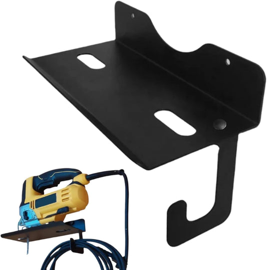  Support Mural Pour Scie Sauteuse, Organiseur En Métal Pour Outils électriques, Support De Scie Sauteuse De 30,5 Cm, Accessoire D'organisation D'outils Avec Design Robuste, Rangement Pour La Maison, Le