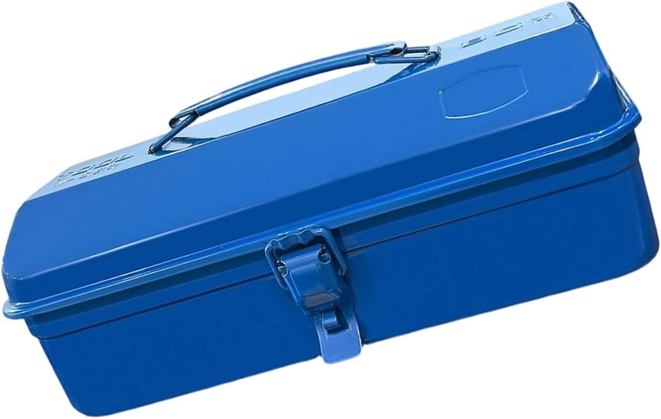  Coffre à Outils En Fer Avec Poignée Ergonomique De Grande Capacité, Boîte à Outils En Métal Robuste Avec Poignée, étui De Rangement Portable Pour L'organisation Des Outils
