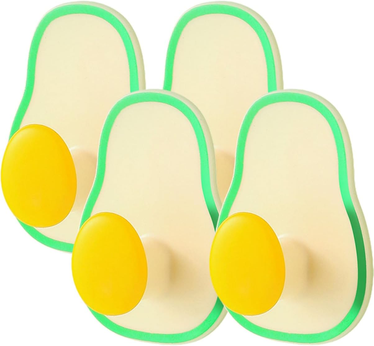  Jojofuny 8pièces Muraux Autocollants Avocat Lot De Adhésifs Pour Salle De Bain Cuisine Et Rangement Sans Perçage Et Facile à Installer