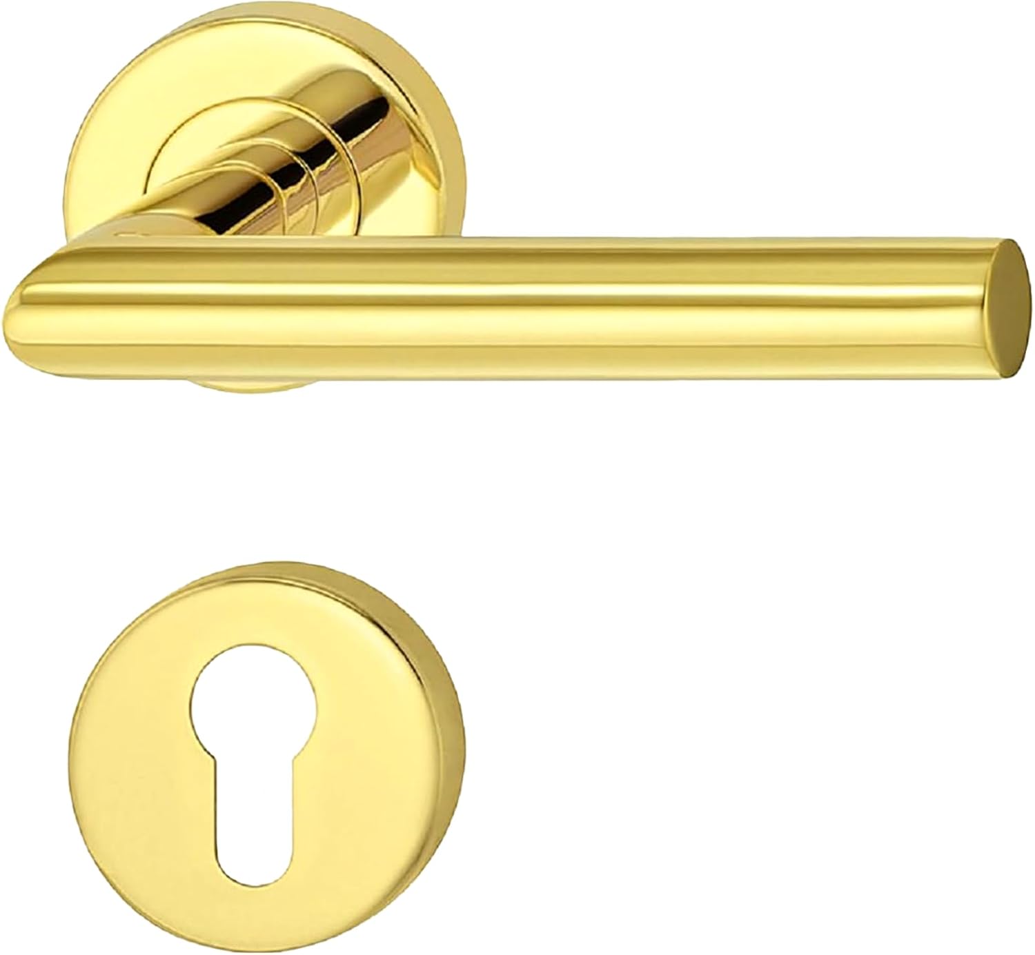  JUVA Stainless Steel Tilt And Turn Window Handle | WH2171 | 1 Piece – Tilt And Turn Window Olive Without Locking Cylinder | PVD Coated Brass | Window Olive With 90° Notching