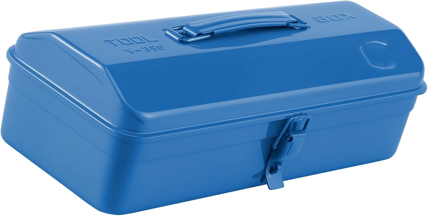  Boîte à Outils En Fer Avec Revêtement Résistant à La Rouille, Poignée Ergonomique Et Design Multi-compartiments Pour Techniciens Professionnels De Chantier
