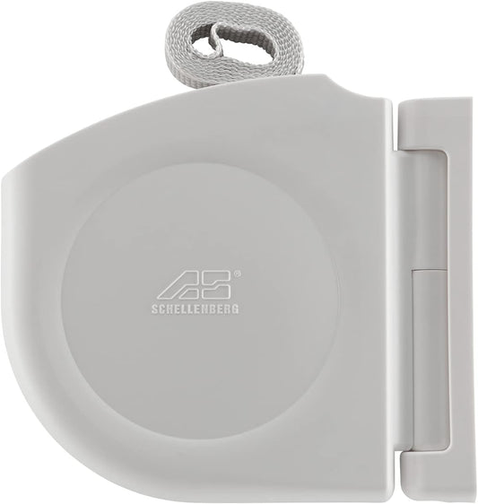  Schellenberg 50156 Design Mini Roller Shutter Strap With 14 Mm X 5 M Strap And Wall Bracket, White