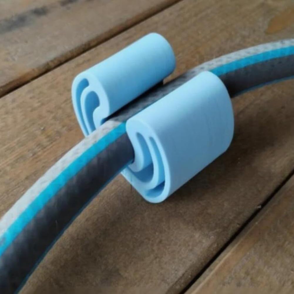  Lot De 3 Supports Muraux Pour Balai Et Serpillère - Gain De Place - Organiseur De Rangement Pour Cuisine, Salle De Bain, Garage, Jardin - Cintre En Plastique Bleu Et Blanc (bleu)