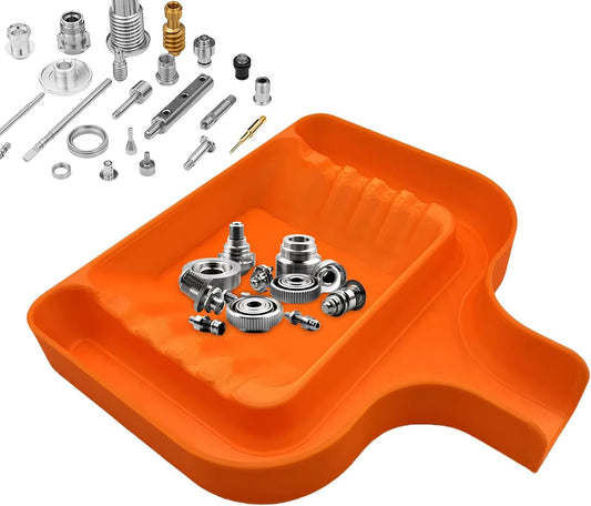  Plateau De Tri Avec Entonnoir, Séparateur De Pièces Efficace Pour Rangement De Matériel, 17 X 17 Cm, Compact Et Empilable, Accessoires Pour Atelier, Boîtes à Outils, Garage, Magasin, Artisanat