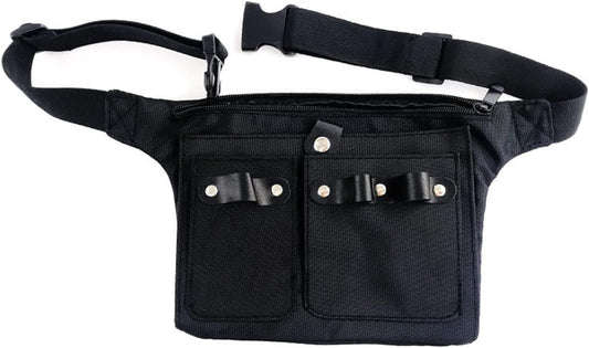  Pochette De Rangement Pour Ciseaux De Coiffure, Barbier, Ceinture De Coiffure, Ciseaux De Coiffure, Peigne En Toile Pour étui, Outils De Coupe, étui De Transport, Ceinture De Taille