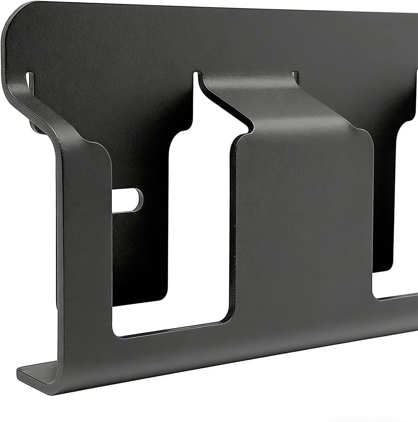  Generisch Organiseur De Piles Mural - Support En Acier Massif Robuste Avec 4 Compartiments - Système De Rangement De Piles 18 V - Pour Salon, Chambre à Coucher, Bureau, Garage, Bureau à Domicile