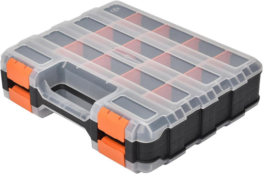 GENERIC Boîte De Rangement Pour Vis | Boîte De Rangement Pour Petites Pièces | Organiseur De Matériel, Boîte à Outils, Organisateur De Matériel De Petites Pièces, Récipient élastique Portable Pour Organiser