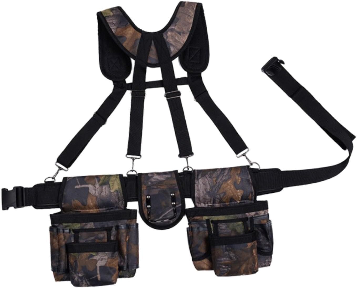  Ceinture Porte Outils Sacoche Professionnelle Organisateur De Mécanicien Pochette De Travail Du Bois Avec Sangle Réglable Approprié Pour Mécaniciens, Multi