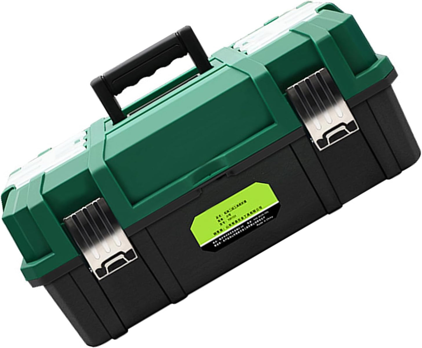  Boîte De Rangement Professionnelle Pour Outils De 43,2 Cm De Grande Capacité Avec 3 Niveaux Démontables Adaptée Pour Les Amateurs De Bricolage