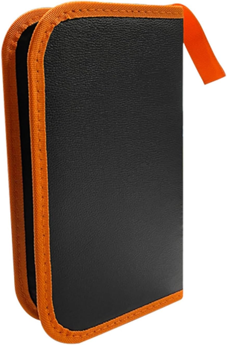  À Outils à Main Avec Fermeture à Glissière Et Panneaux Intérieurs Divisés, Pochette De Rangement à Bordure Noire Pour Atelier, Garage Et Réparations à Domicile, Pochette à Rouleaux D ' Outils, Petit