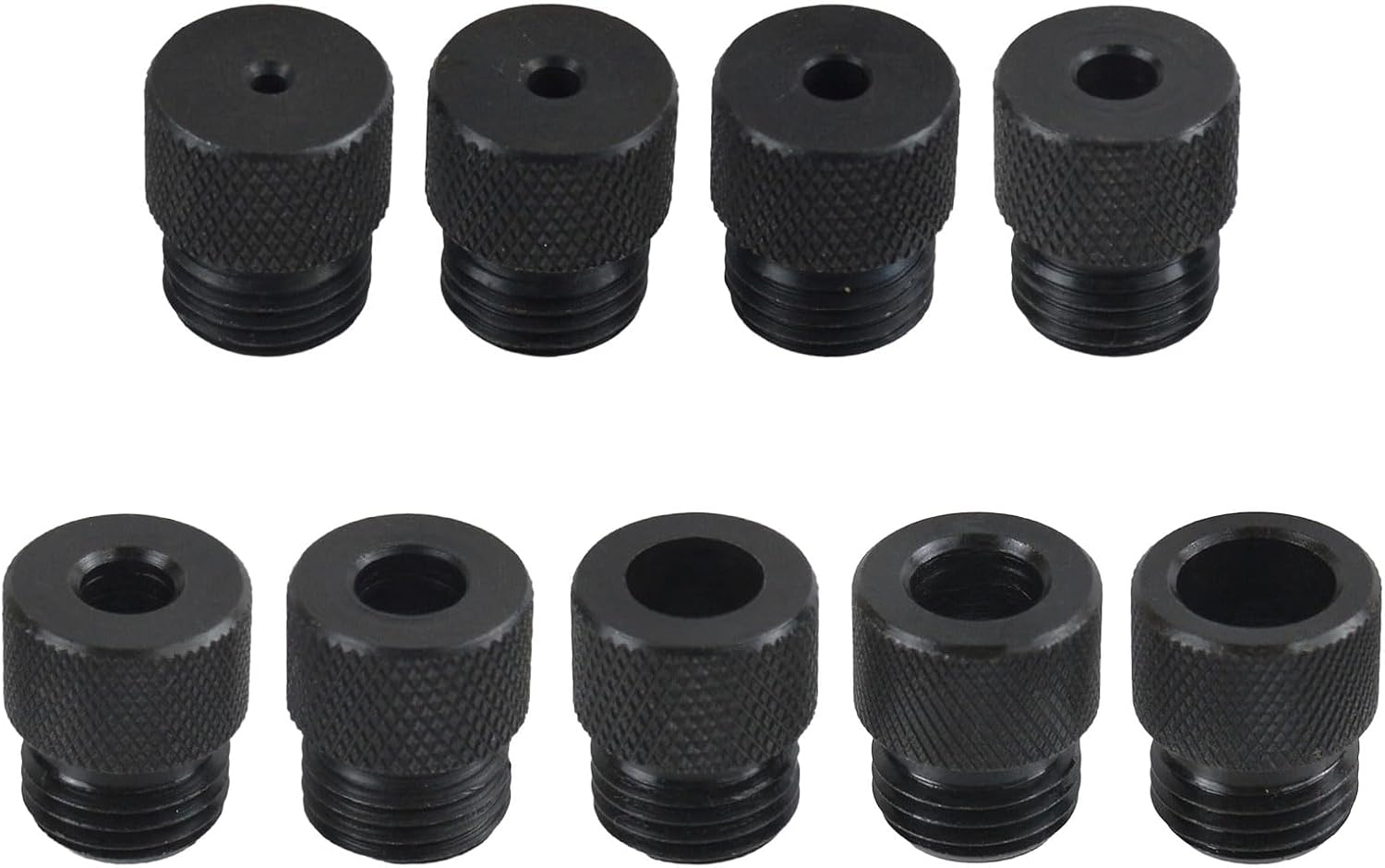  Lot De 6 Bagues De Guidage En Acier Au Carbone De Qualité Supérieure Pour Perçage De Trous De 2 à 10 Mm Dans Les Projets En Bois, Métal, Outils De Travail Des Métaux